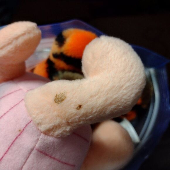 Two 1993 Walt Disney World Winnie the Pooh Plush Characters Tigger and Piglet - Picture 9 of 9